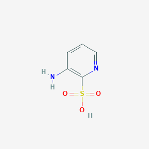 molecular formula C5H6N2O3S B1595086 3-氨基吡啶-2-磺酸 CAS No. 54247-51-7