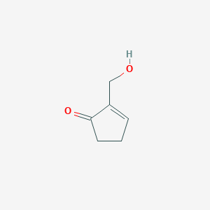 molecular formula C6H8O2 B1595087 2-(Hydroxymethyl)cyclopent-2-en-1-one CAS No. 68882-71-3