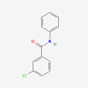 molecular formula C13H10ClNO B1595088 3-chloro-N-phenylbenzamide CAS No. 6832-92-4