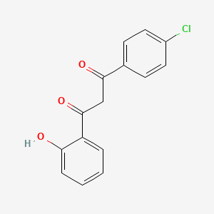 molecular formula C15H11ClO3 B1595090 1-(4-Chlorophenyl)-3-(2-hydroxyphenyl)propane-1,3-dione CAS No. 65599-34-0