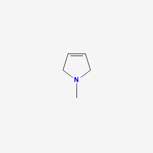 molecular formula C5H9N B1595098 2,5-Dihydro-1-methylpyrrole CAS No. 554-15-4