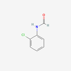 molecular formula C7H6ClNO B1595100 Formamide, N-(2-chlorophenyl)- CAS No. 2596-93-2