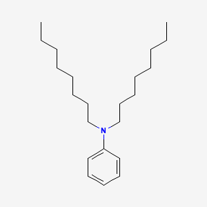 molecular formula C22H39N B1595102 N,N-二辛基苯胺 CAS No. 3007-75-8