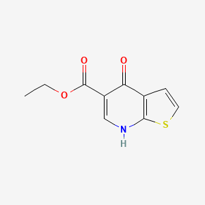 molecular formula C10H9NO3S B1595106 Ethyl 4-hydroxythieno[2,3-b]pyridine-5-carboxylate CAS No. 55503-31-6