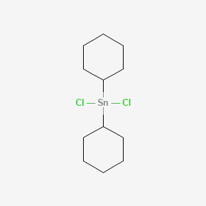 molecular formula C12H22Cl2Sn B1595115 二氯二环己基锡烷 CAS No. 3342-69-6
