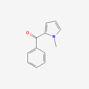 molecular formula C12H11NO B1595120 甲苯酮，(1-甲基-1H-吡咯-2-基)苯基- CAS No. 37496-06-3