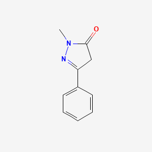 B1595121 3H-Pyrazol-3-one, 2,4-dihydro-2-methyl-5-phenyl- CAS No. 41927-50-8