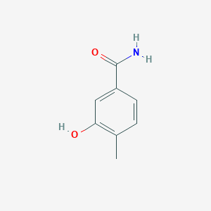 molecular formula C8H9NO2 B159513 3-Hydroxy-4-methylbenzamide CAS No. 135679-95-7