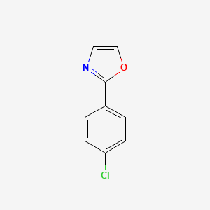 molecular formula C9H6ClNO B1595145 2-(4-Chlorophenyl)oxazole CAS No. 46047-24-9