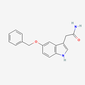 molecular formula C17H16N2O2 B1595149 5-Benzyloxyindole-3-acetamide CAS No. 5933-28-8