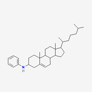 molecular formula C33H51N B1595159 胆固醇苯胺 CAS No. 7510-04-5