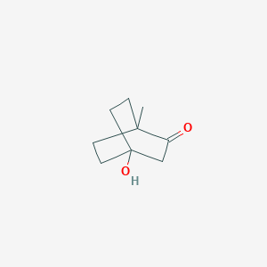 molecular formula C9H14O2 B1595162 4-羟基-1-甲基双环[2.2.2]辛烷-2-酮 CAS No. 5122-77-0