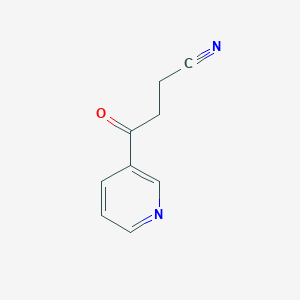 molecular formula C9H8N2O B1595165 4-氧代-4-(吡啶-3-基)丁腈 CAS No. 36740-10-0