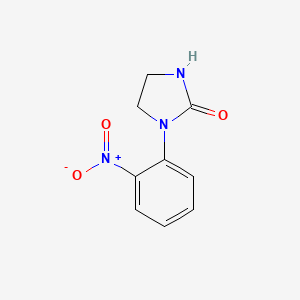 molecular formula C9H9N3O3 B1595173 1-(2-Nitrophenyl)imidazolidin-2-one CAS No. 500890-58-4