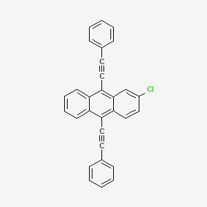 molecular formula C30H17Cl B1595174 2-Chloro-9,10-bis(phenylethynyl)anthracene CAS No. 41105-36-6