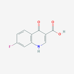 molecular formula C10H6FNO3 B1595175 7-Fluoro-4-hydroxyquinoline-3-carboxylic acid CAS No. 63463-20-7