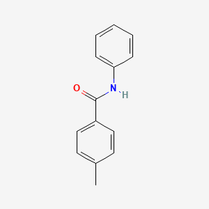 molecular formula C14H13NO B1595177 4-methyl-N-phenylbenzamide CAS No. 6833-18-7