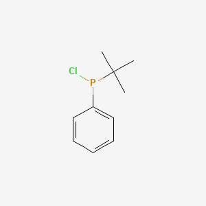 molecular formula C10H14ClP B1595180 Chloro(tert-butyl)phenylphosphine CAS No. 29949-69-7