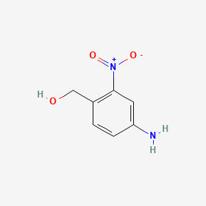 molecular formula C7H8N2O3 B1595186 4-氨基-2-硝基苄醇 CAS No. 22996-17-4