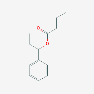 molecular formula C13H18O2 B159519 1-Phenylpropyl butyrate CAS No. 10031-86-4