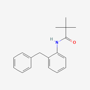 molecular formula C18H21NO B1595196 2'-Benzyl-2,2-dimethylpropionanilide CAS No. 85864-33-1