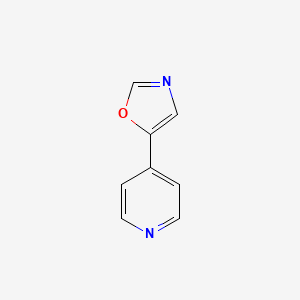 molecular formula C8H6N2O B1595197 5-(4-Pyridyl)-1,3-oxazole CAS No. 70380-75-5