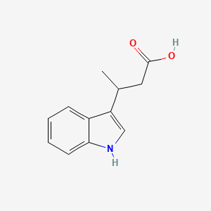 molecular formula C12H13NO2 B1595204 3-(1H-吲哚-3-基)丁酸 CAS No. 3569-20-8