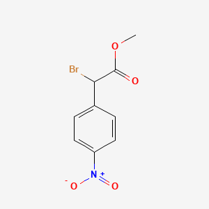 molecular formula C9H8BrNO4 B1595206 Methyl 2-bromo-2-(4-nitrophenyl)acetate CAS No. 85259-33-2