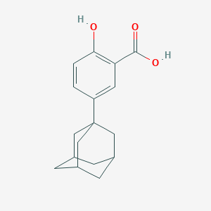 molecular formula C17H20O3 B159523 5-(1-Adamantyl)-2-hydroxybenzoic acid CAS No. 126145-51-5