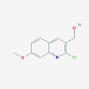 molecular formula C11H10ClNO2 B1595235 2-氯-7-甲氧基喹啉-3-甲醇 CAS No. 333408-48-3