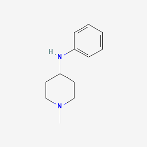 molecular formula C12H18N2 B1595240 1-甲基-N-苯基哌啶-4-胺 CAS No. 22261-94-5