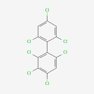 molecular formula C12H3Cl7 B1595242 2,2',3,4,4',6,6'-七氯联苯 CAS No. 74472-48-3