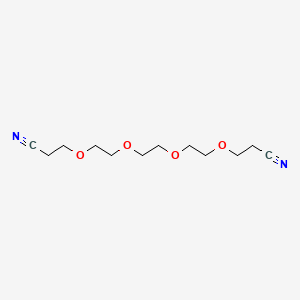 molecular formula C12H20N2O4 B1595246 4,7,10,13-四氧代十六烷二腈 CAS No. 57741-46-5