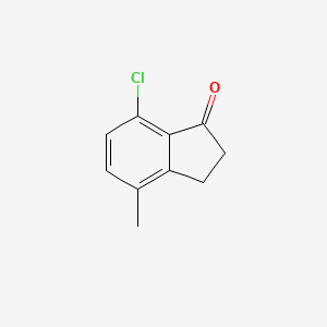 molecular formula C10H9ClO B1595248 7-氯-4-甲基-1-茚酮 CAS No. 58630-80-1