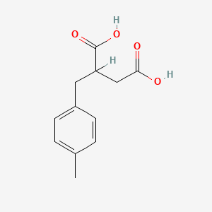 molecular formula C12H14O4 B1595249 2-(4-甲基苄基)琥珀酸 CAS No. 6315-21-5