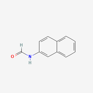 molecular formula C11H9NO B1595252 甲酰胺，N-2-萘基- CAS No. 4423-74-9
