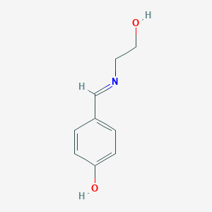 molecular formula C9H11NO2 B159526 2-(p-Hydroxybenzylidene)aminoethanol CAS No. 1952-37-0