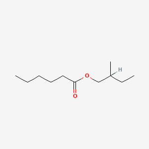 molecular formula C11H22O2 B1595261 2-甲基丁基己酸酯 CAS No. 2601-13-0