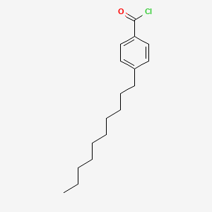 molecular formula C17H25ClO B1595267 4-癸基苯甲酰氯 CAS No. 54256-43-8