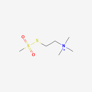 molecular formula C6H16NO2S2+ B1595272 三甲基-(2-甲基磺酰基硫烷基)氮鎓溴化物 CAS No. 210167-37-6