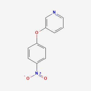 molecular formula C11H8N2O3 B1595280 3-(4-硝基苯氧基)吡啶 CAS No. 28232-53-3