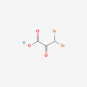molecular formula C3H2Br2O3 B1595282 3,3-二溴-2-氧代丙酸 CAS No. 600-35-1