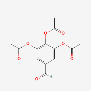 B1595314 5-Formylbenzene-1,2,3-triyl triacetate CAS No. 71932-18-8