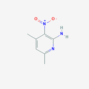 molecular formula C7H9N3O2 B1595315 4,6-二甲基-3-硝基吡啶-2-胺 CAS No. 22934-23-2