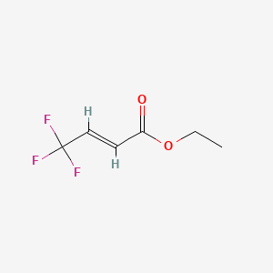 molecular formula C6H7F3O2 B1595361 Ethyl 4,4,4-trifluorocrotonate CAS No. 406-10-0