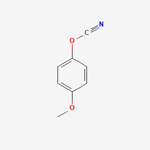 molecular formula C8H7NO2 B1595366 4-Methoxyphenyl cyanate CAS No. 2983-74-6