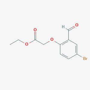 molecular formula C11H11BrO4 B1595381 4-溴-2-甲酰苯氧基乙酸乙酯 CAS No. 51336-47-1