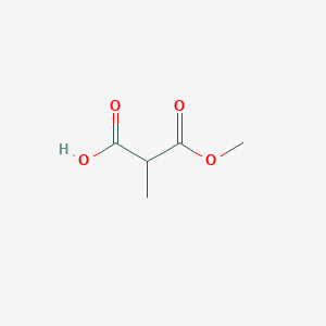 molecular formula C5H8O4 B1595383 3-Methoxy-2-methyl-3-oxopropanoic acid CAS No. 3097-74-3