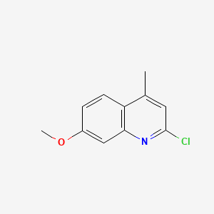 molecular formula C11H10ClNO B1595393 2-氯-7-甲氧基-4-甲基喹啉 CAS No. 97892-67-6