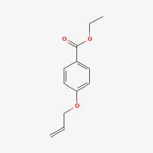 molecular formula C12H14O3 B1595402 苯甲酸乙酯 4-(丙-2-烯-1-氧基)- CAS No. 5443-37-8